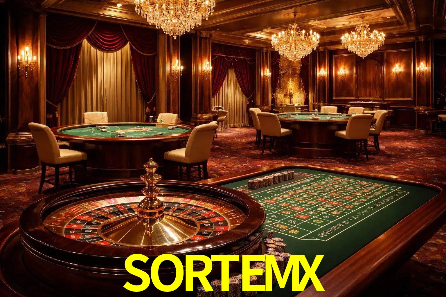 Una escena premium de mesa de casino en vivo con cartas, elementos de ruleta y un ambiente pulido de estudio de transmisión.